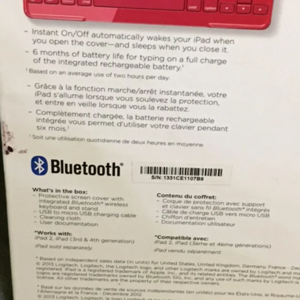 Logitech Keyboard iPad Cover